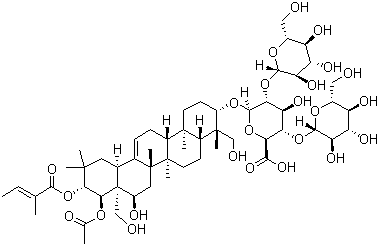 结构式 CAS# 123748-68-5, 七叶皂苷 A