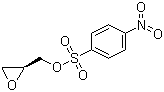 (R)-(-)-对硝基苯磺酸缩水甘油酯分子结构 (CAS 123750-60-7)