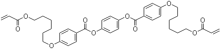 1,4-Phenylene bis[4-[6-(acryloyloxy)hexyloxy]benzoate] molecular structure (CAS 123864-17-5)
