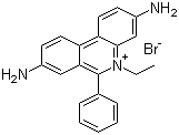 溴化乙啶分子结构 (CAS 1239-45-8)