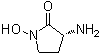 structure of CAS# 123931-04-4, (3R)-3-Amino-1-hydroxy-2-pyrrolidinone;(+)-HA 966; (R)-(+)-HA 966; (R)-HA 966