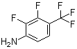 2,3-Difluoro-4-(trifluoromethyl)aniline molecular structure (CAS 123950-46-9)