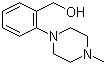 [2-(4-Methylpiperazin-1-yl)phenyl]methanol molecular structure (CAS 123987-12-2)
