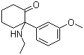2-(Ethylamino)-2-(3-methoxyphenyl)cyclohexanone molecular structure (CAS 1239943-76-0)