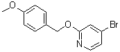 4-Bromo-2-[(4-methoxyphenyl)methoxy]pyridine molecular structure (CAS 1240620-32-9)