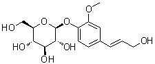 (E)-Coniferin molecular structure (CAS 124151-33-3)