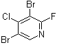 3,5-Dibromo-4-chloro-2-fluoropyridine molecular structure (CAS 1242329-24-3)