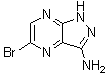 5-Bromo-1H-pyrazolo[3,4-b]pyrazin-3-amine molecular structure (CAS 1242336-77-1)