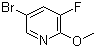 2-甲氧基-3-氟-5-溴吡啶分子结构 (CAS 124432-70-8)
