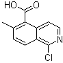 1-Chloro-6-methyl-5-isoquinolinecarboxylic acid molecular structure (CAS 1245643-02-0)