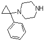 结构式 CAS# 1245647-91-9, 1-(1-苯基环丙基)哌嗪