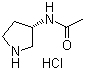 (S)-N-(Pyrrolidin-3-yl)ethanamide hydrochloride molecular structure (CAS 1246277-44-0)
