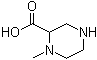 结构式 CAS# 1246609-06-2, 1-甲基-2-哌嗪羧酸