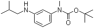 tert-Butyl 3-(isobutylamino)phenyl(methyl)carbamate molecular structure (CAS 1246644-45-0)