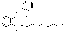 1,2-Benzenedicarboxylic acid octyl phenylmethyl ester molecular structure (CAS 1248-43-7)
