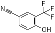 4-Hydroxy-3-(trifluoromethyl)benzonitrile molecular structure (CAS 124811-71-8)