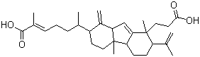 Seconeokadsuranic acid A molecular structure (CAS 124817-74-9)