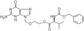 Cbz-Valaciclovir molecular structure (CAS 124832-31-1)