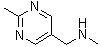 N,2-Dimethyl-5-pyrimidinemethanamine molecular structure (CAS 1248406-79-2)