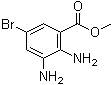 2,3-Diamino-5-bromobenzoic acid methyl ester molecular structure (CAS 1248541-63-0)