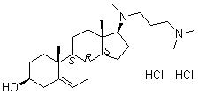 Azacosterol hydrochloride molecular structure (CAS 1249-84-9)