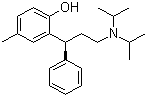 structure of CAS# 124937-51-5, Tolterodine;2-[3-[Bis(1-methylethyl)amino]-1-phenyl-propyl]-4-methyl-phenol