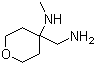 Tetrahydro-4-(methylamino)-2H-pyran-4-methanamine molecular structure (CAS 1249639-43-7)