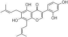 8-Prenylluteone molecular structure (CAS 125002-91-7)