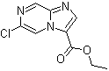 6-Chloroimidazo[1,2-a]pyrazine-3-carboxylic acid ethyl ester molecular structure (CAS 1250996-97-4)