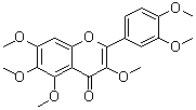 3,3',4',5,6,7-Hexamethoxyflavone molecular structure (CAS 1251-84-9)