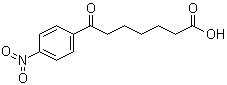 4-硝基-zeta-氧代苯庚酸分子结构 (CAS 125174-01-8)