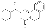 structure of CAS# 125273-86-1, 2-(Cyclohexylcarbonyl)-2,3,6,7-tetrahydro-4H-pyrazino[2,1-a]isoquinolin-4-one
