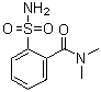 2-(Aminosulfonyl)-N,N-dimethylbenzamide molecular structure (CAS 125274-65-9)