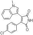 3-(4-Chlorophenyl)-4-(1-methyl-1H-indol-3-yl)-1H-pyrrole-2,5-dione molecular structure (CAS 125313-99-7)