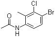N-(4-Bromo-3-chloro-2-methylphenyl)acetamide molecular structure (CAS 125328-80-5)