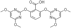 双草醚分子结构 (CAS 125401-75-4)