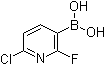 6-Chloro-2-fluoropyridine-3-boronic acid molecular structure (CAS 1256345-66-0)