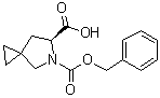 结构式 CAS# 1256388-47-2, (6S)-5-氮杂螺[2.4]庚烷-5,6-二甲酸 5-苄基酯