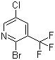 结构式 CAS# 1256820-00-4, 2-溴-5-氯-3-(三氟甲基)吡啶
