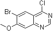 6-Bromo-4-chloro-7-methoxyquinazoline molecular structure (CAS 1256955-27-7)