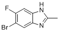 5-bromo-6-fluoro-2-methyl-1H-1,3-benzodiazole molecular structure (CAS 1256958-64-1)