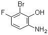 结构式 CAS# 1257535-00-4, 6-氨基-2-溴-3-氟苯酚