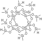 Octakis(dimethylsiloxy)-T8-silsequioxane molecular structure (CAS 125756-69-6)