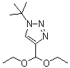 4-(Diethoxymethyl)-1-(1,1-dimethylethyl)-1H-1,2,3-triazole molecular structure (CAS 1257633-67-2)