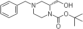 结构式 CAS# 1257855-72-3, (2R)-2-羟甲基-4-苄基-1-哌嗪羧酸叔丁酯