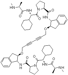 AZD 5582 molecular structure (CAS 1258392-53-8)