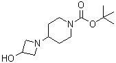 4-(3-Hydroxy-1-azetidinyl)-1-piperidinecarboxylic acid 1,1-dimethylethyl ester molecular structure (CAS 1258640-55-9)