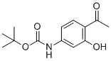2-Methyl-2-propanyl (4-acetyl-3-hydroxyphenyl)carbamate molecular structure (CAS 1258868-22-2)