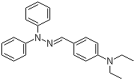 4-(Diethylamino)benzaldehyde diphenylhydrazone molecular structure (CAS 125948-64-3)