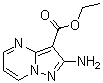 结构式 CAS# 1260169-02-5, 2-氨基吡唑并[1,5-a]嘧啶-3-羧酸乙酯